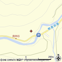 長野県松本市奈川神谷384周辺の地図