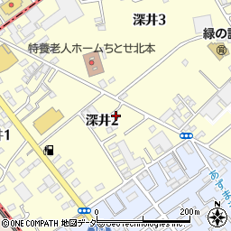 埼玉県北本市深井2丁目94周辺の地図