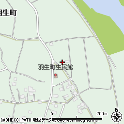 茨城県常総市羽生町456周辺の地図