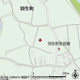 茨城県常総市羽生町439周辺の地図