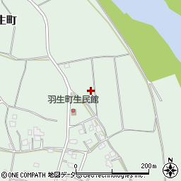 茨城県常総市羽生町457周辺の地図