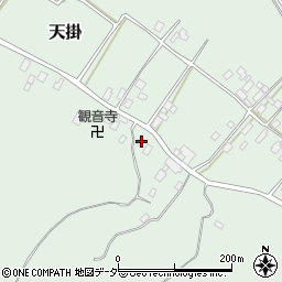 茨城県行方市天掛540周辺の地図