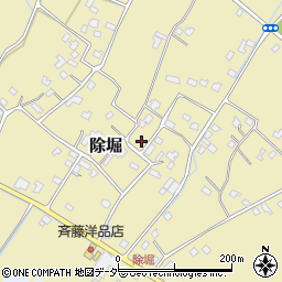 埼玉県久喜市除堀周辺の地図