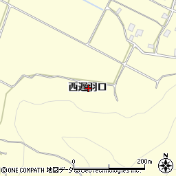 福井県勝山市鹿谷町西遅羽口周辺の地図