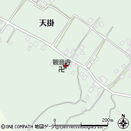 茨城県行方市天掛459周辺の地図