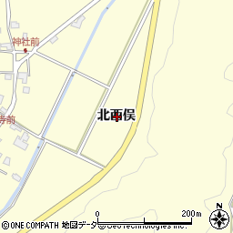 福井県勝山市鹿谷町北西俣周辺の地図