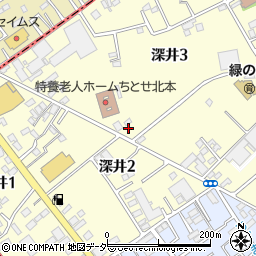 埼玉県北本市深井3丁目32周辺の地図