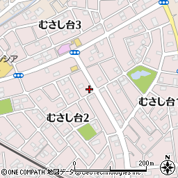 埼玉県嵐山町（比企郡）むさし台周辺の地図