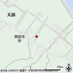 茨城県行方市天掛358周辺の地図