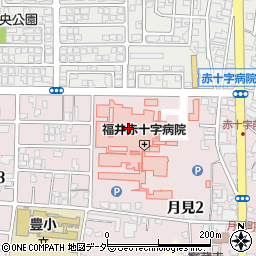 ローソン福井赤十字病院店周辺の地図