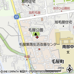福井県勝山市毛屋町306周辺の地図