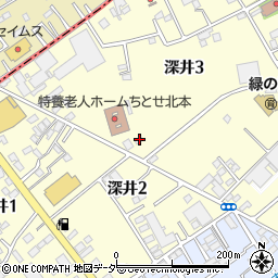 埼玉県北本市深井3丁目31周辺の地図