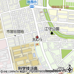 福井県福井市運動公園2丁目1403周辺の地図