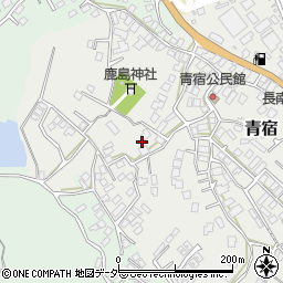 茨城県稲敷郡阿見町青宿800-4周辺の地図