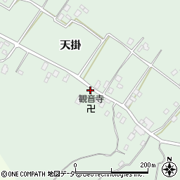 茨城県行方市天掛461周辺の地図