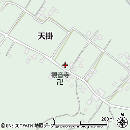茨城県行方市天掛347周辺の地図