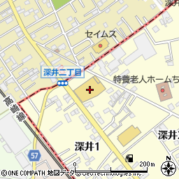 東和銀行生鮮市場ＴＯＰ深井店 ＡＴＭ周辺の地図