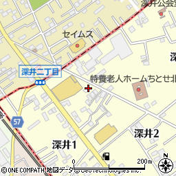 埼玉県北本市深井2丁目8周辺の地図