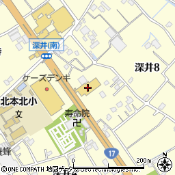 南関東ふそう北本支店営業周辺の地図