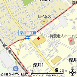 株式会社矢島園　北本深井店周辺の地図