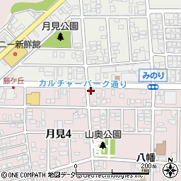 福井三岐周辺の地図