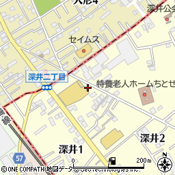 埼玉県北本市深井2丁目2周辺の地図
