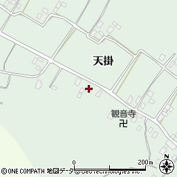 茨城県行方市天掛467周辺の地図
