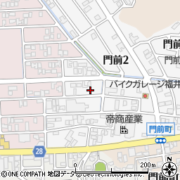 福井県福井市門前2丁目1205周辺の地図