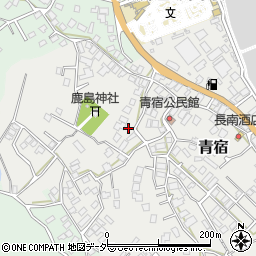 茨城県稲敷郡阿見町青宿周辺の地図