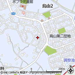 茨城県土浦市烏山2丁目530-168周辺の地図