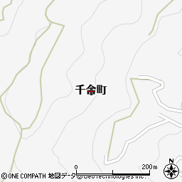 福井県福井市千合町周辺の地図