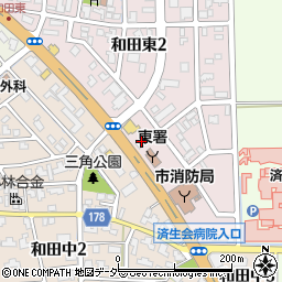 セントラルメディカル福井周辺の地図