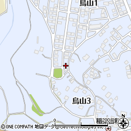 茨城県土浦市烏山1丁目393-80周辺の地図