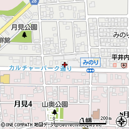 福井みのり郵便局周辺の地図
