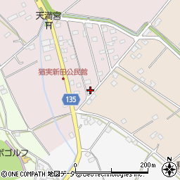 茨城県坂東市猫実新田40周辺の地図