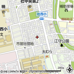 福井県福井市運動公園2丁目周辺の地図