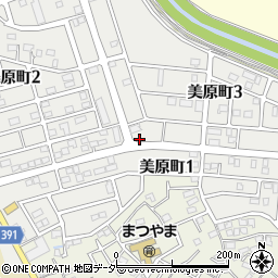 埼玉県東松山市美原町周辺の地図