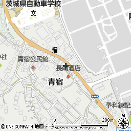 茨城県稲敷郡阿見町青宿467周辺の地図