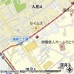 埼玉県北本市深井3丁目3周辺の地図