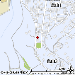 茨城県土浦市烏山1丁目393-125周辺の地図