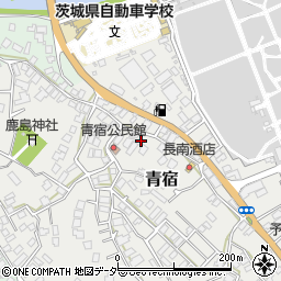茨城県稲敷郡阿見町青宿992周辺の地図