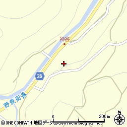 長野県松本市奈川神谷667周辺の地図