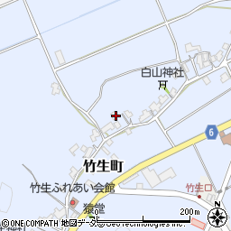 福井県福井市竹生町25周辺の地図