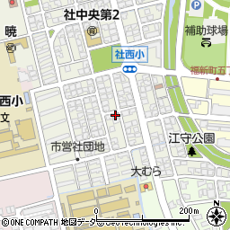 福井県福井市運動公園2丁目601周辺の地図