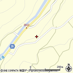 長野県松本市奈川神谷662周辺の地図