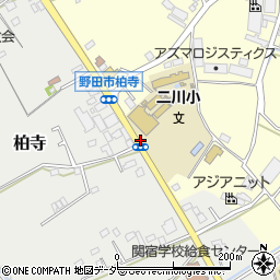 二川小学校前周辺の地図