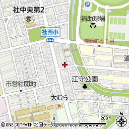 福井県福井市運動公園2丁目207周辺の地図