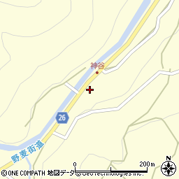 長野県松本市奈川674周辺の地図
