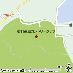 蓼科高原カントリークラブ周辺の地図