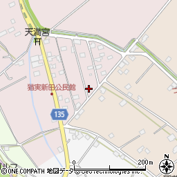 茨城県坂東市猫実新田67周辺の地図
